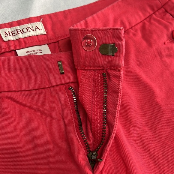 Merona Coral Shorts with Button Accents on Pockets - size 4 - Picture 11 of 11